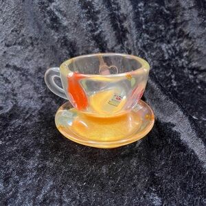 SIPPIN ON GIN & JUICE - Custom Resin Cup & Saucer Set – One-of-a-Kind Luxury ✨